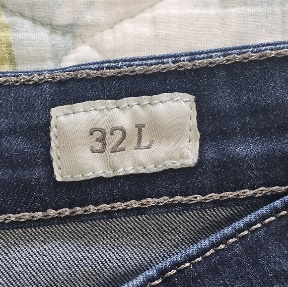 BKE PAYTON BOOT CUT METALLIC STITCH & RHINESTONE POCKET JEANS - Picture 7 of 10